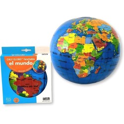 https://villapeques.es/ GLOBO TERRÁQUEO HINCHABLE EL MUNDO 30cms.