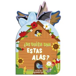 https://villapeques.es/ Los animales juegan al escondite... ¿De quién son estas alas? ¡Tira de las alas y escucha el sonido