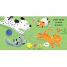 https://villapeques.es/ Será mejor que no le hagas cosquillas al cachorro... ¡porque podría ladrar! Este es un libro lleno de so
