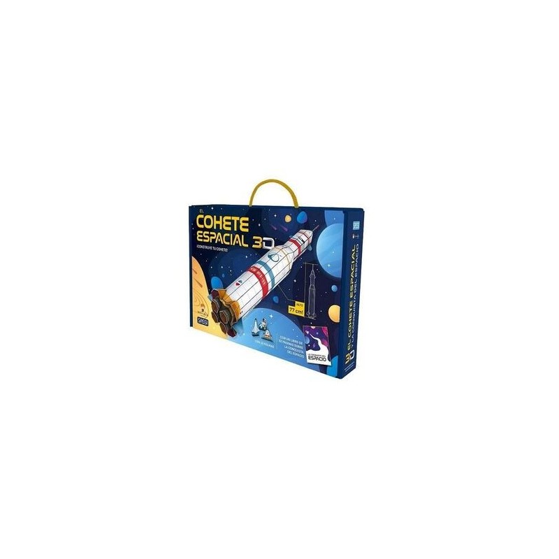 https://villapeques.es/ COHETE ESPACIAL (3D CARTON)