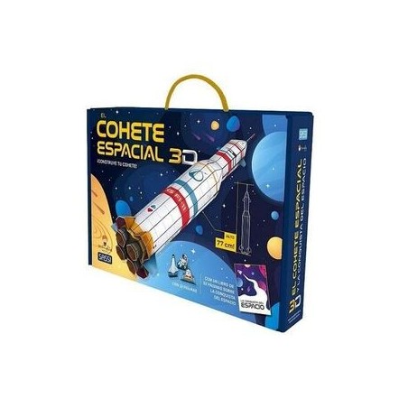 https://villapeques.es/ COHETE ESPACIAL (3D CARTON)