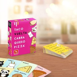 TACO, VUELTA, CABRA, QUESO, PIZZA