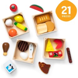 https://villapeques.es/ GRUPO DE ALIMENTOS DE MADERA: FRUTAS Y VERDURAS