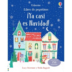 NAVIDAD, PEGATINAS, LIBRO, ENTRETENIMIENTO