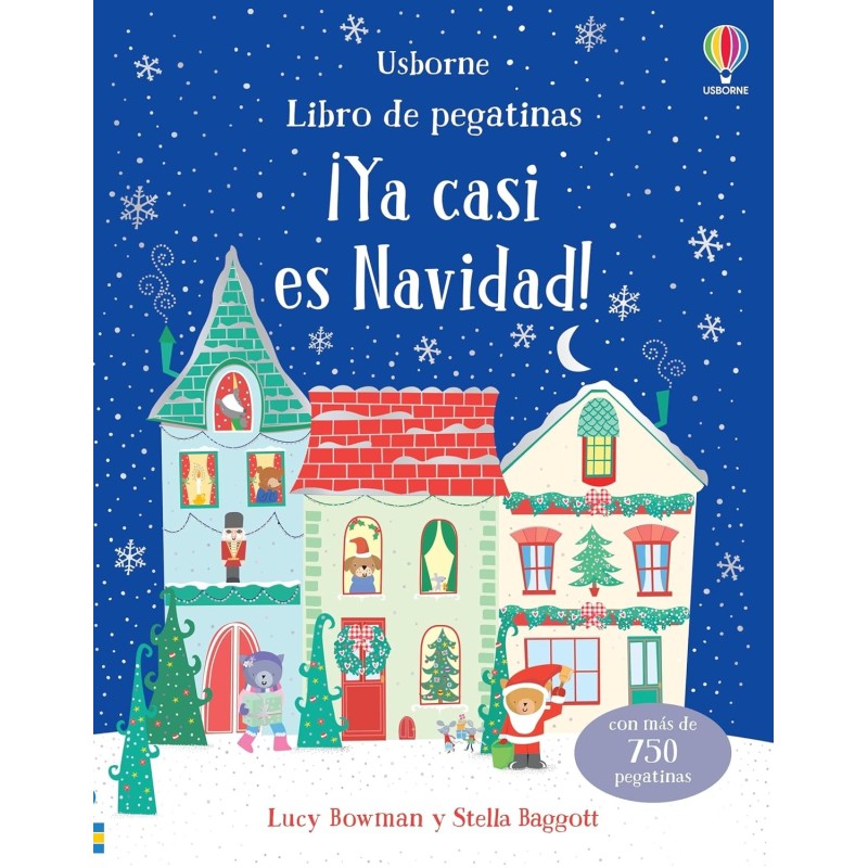 NAVIDAD, PEGATINAS, LIBRO, ENTRETENIMIENTO