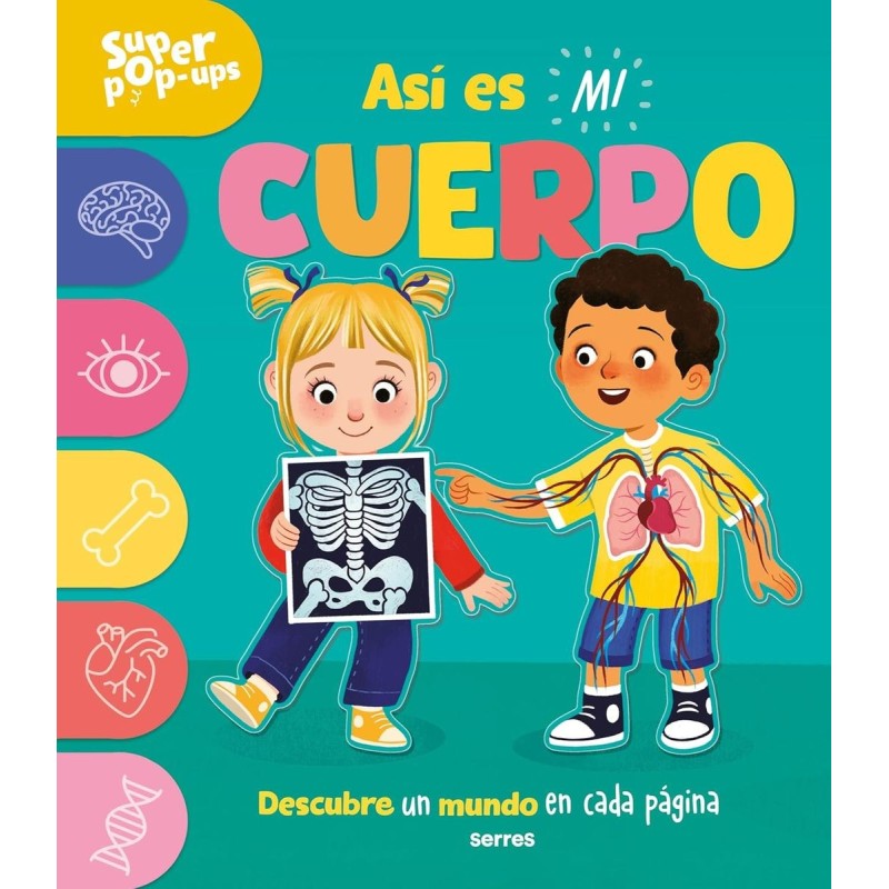 CUERPO HUMANO POP UP CUENTO INFANTIL DIVERTIDO